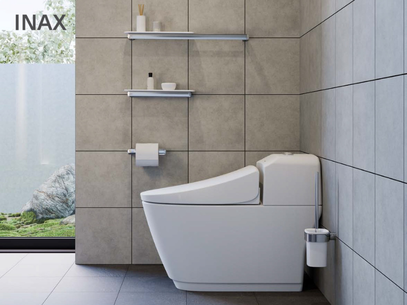 bồn cầu 1 khối sở hữu thiết kế sang trọng