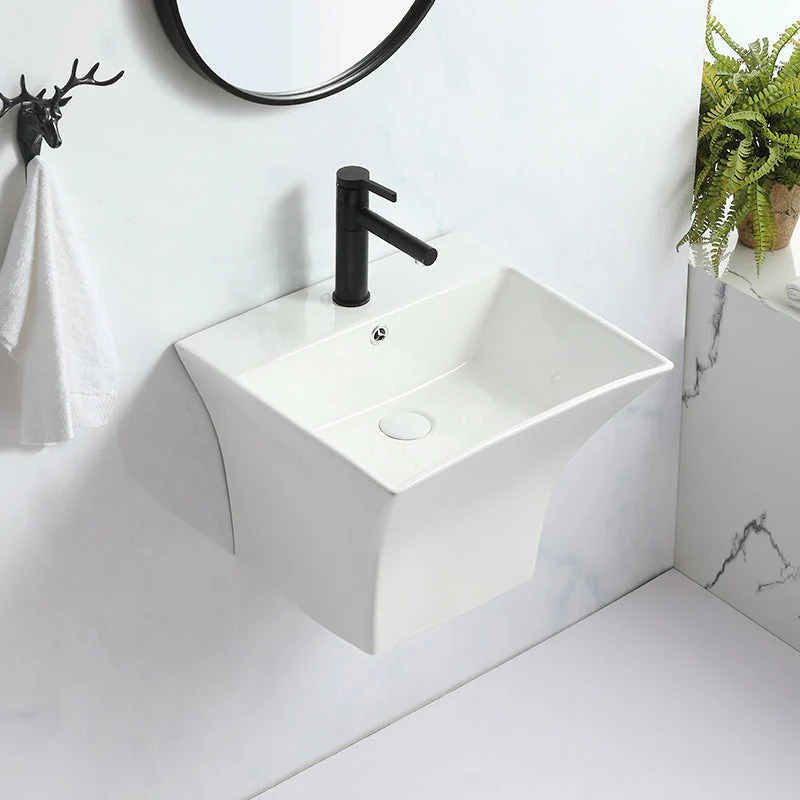 chậu rửa mặt treo tường nhỏ gọn tiện lợi