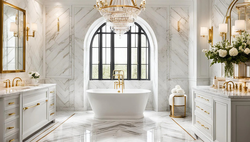 Chọn màu gạch lát nền nhà theo phong cách cổ điển