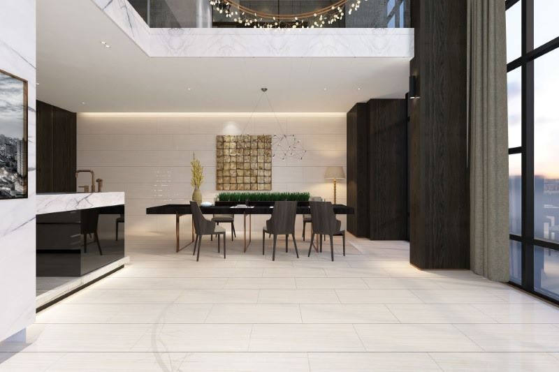 Chọn màu gạch lát nền nhà theo phong cách thiết kế