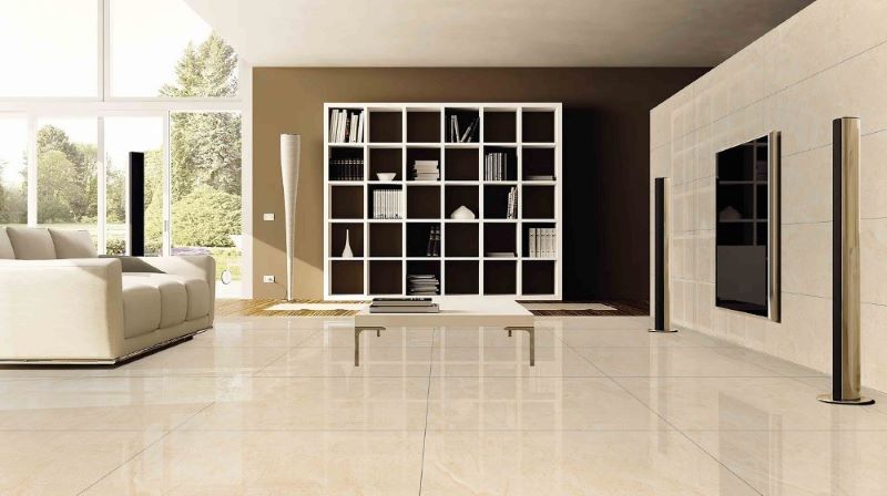 Chọn màu gạch lát nền nhà theo gam màu ấm 