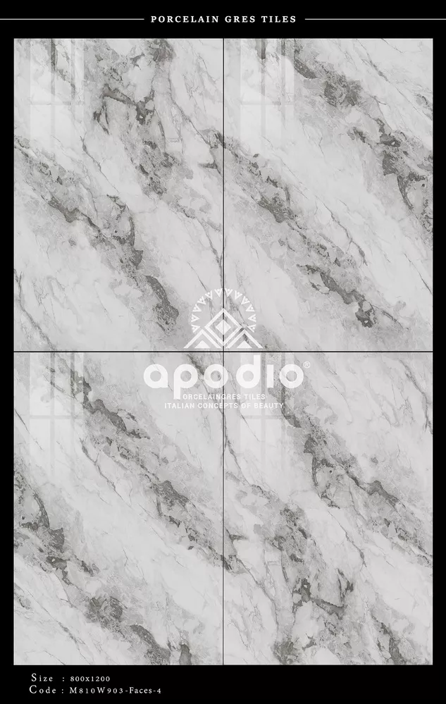 Gạch Apodio M81OW903 màu xám trắng