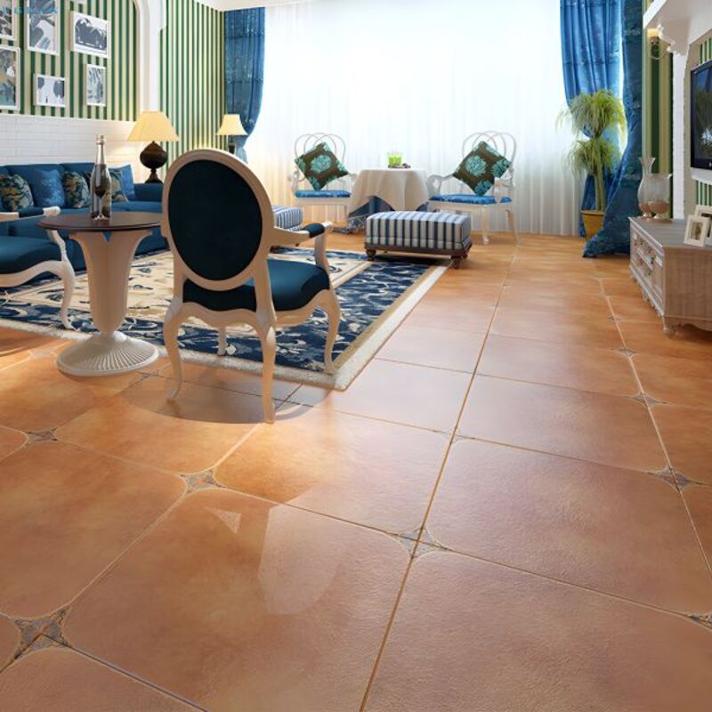 Gạch giả cổ kích thước 60x60 không gian phòng khách