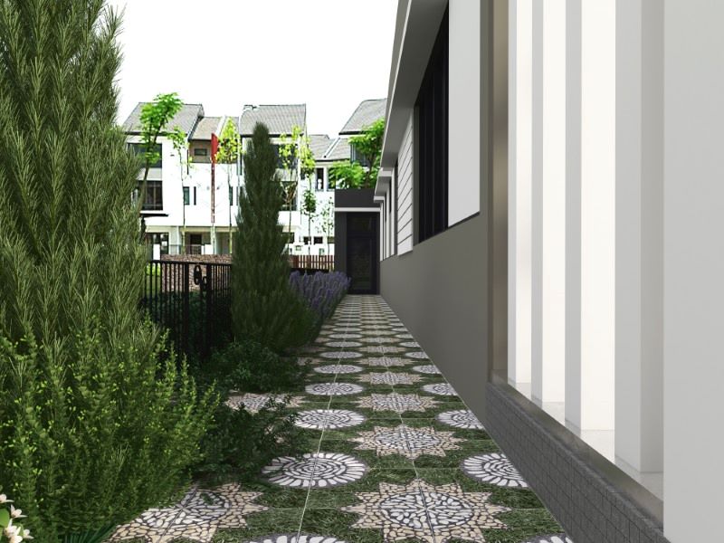 Gạch lát sân vườn Viglacera kích thước 40x40