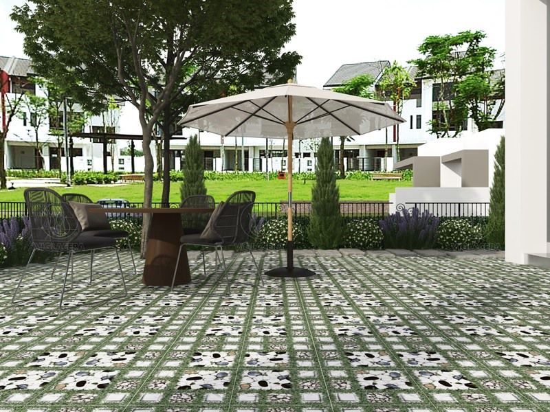 Mẫu gạch giả sỏi/ giả cỏ