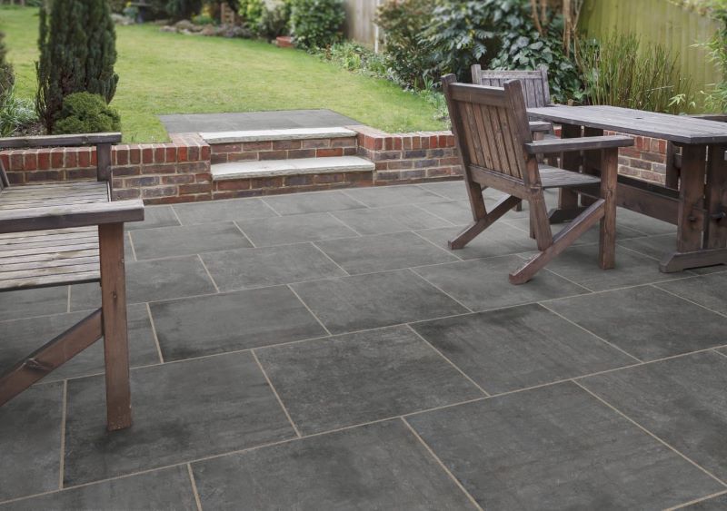 Gạch lát sân vườn vân xi măng Viglacera VHP6603