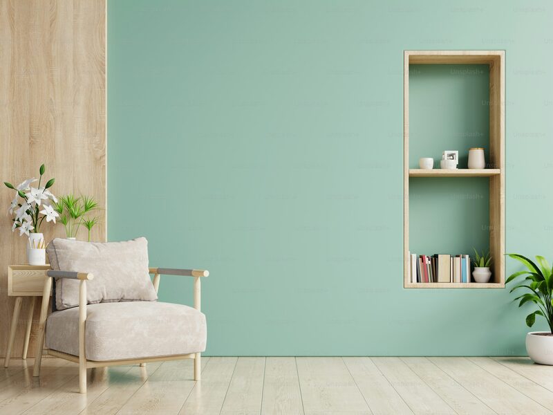 Phối với màu xanh pastel: Thư giãn và nhẹ nhàng