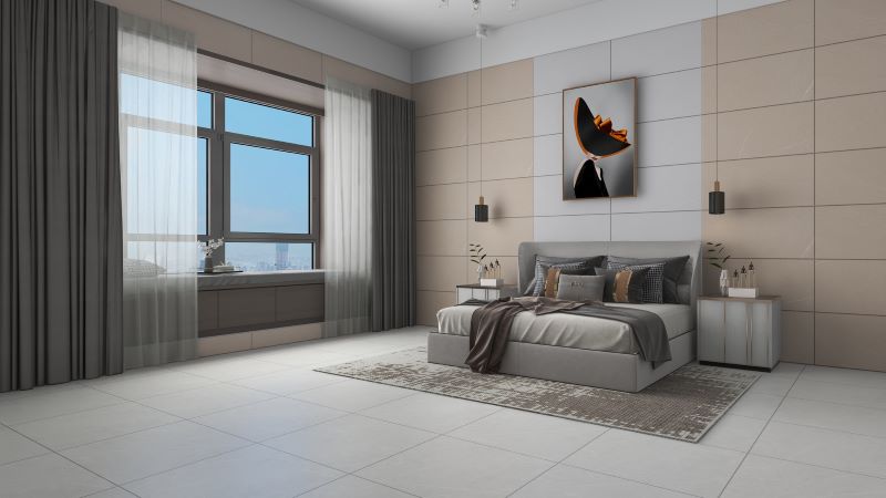 Gạch 40x80 ốp tường phòng ngủ