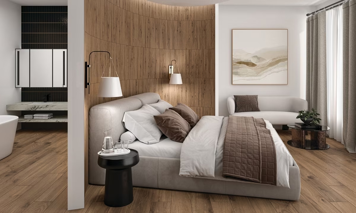 Gạch ốp tường vân gỗ Ấn Độ