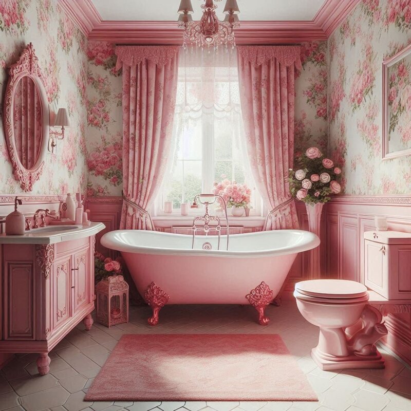 Top 4 phong cách thiết kế phòng tắm màu hồng "đẹp mê ly"