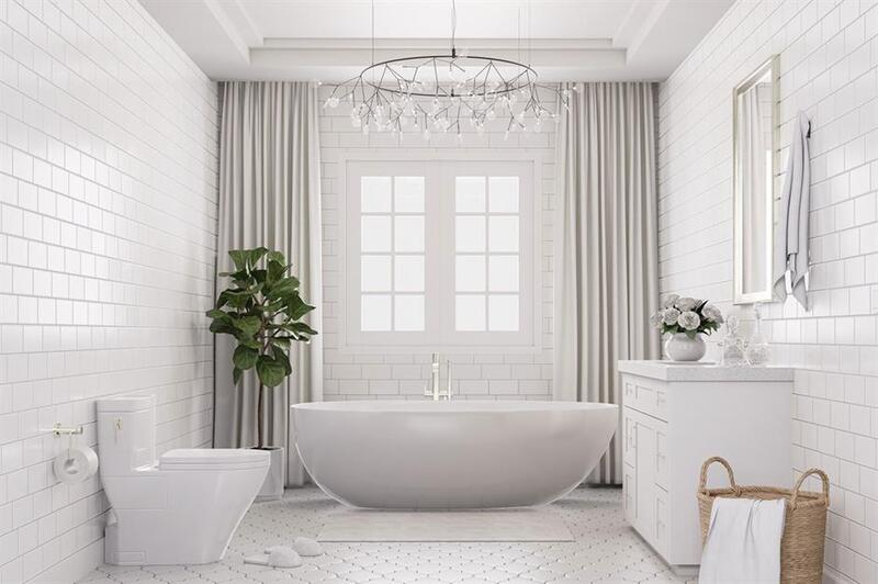 Những yếu tố tạo nên phòng tắm màu trắng hoàn hảo