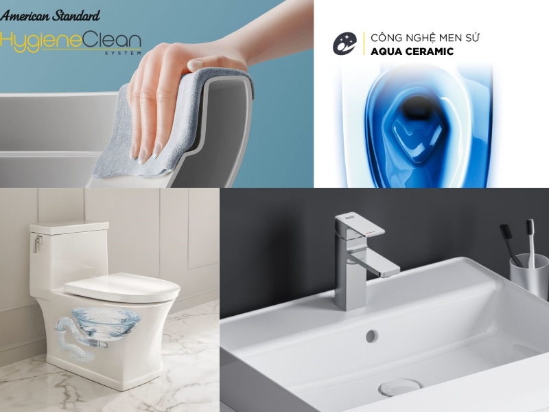 Cập nhật top 10 công nghệ thiết bị vệ sinh American Standard xu hướng 2024!