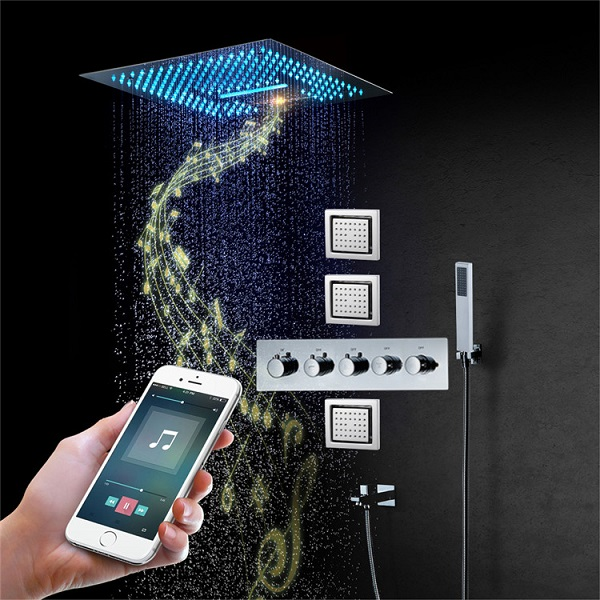 sen tắm âm tường nhiều tính năng hiện đại