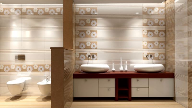 Mẫu gạch trang trí đầy thơ mộng