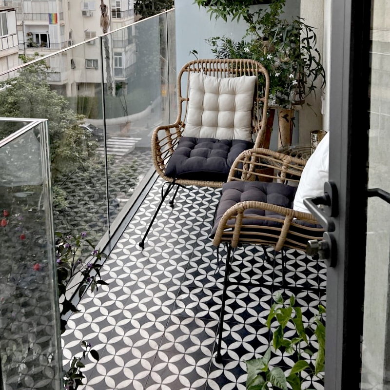 Gạch bông lát ban công