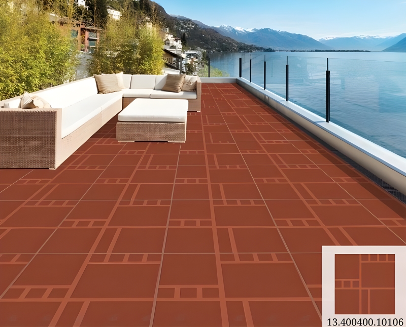 Gạch COTTO lát sân thượng
