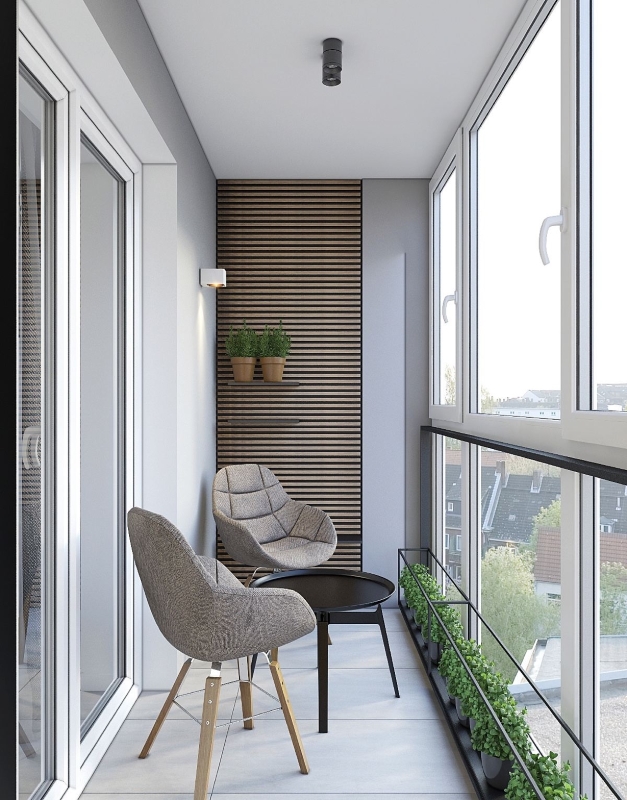 Gạch giả bê tông lát ban công