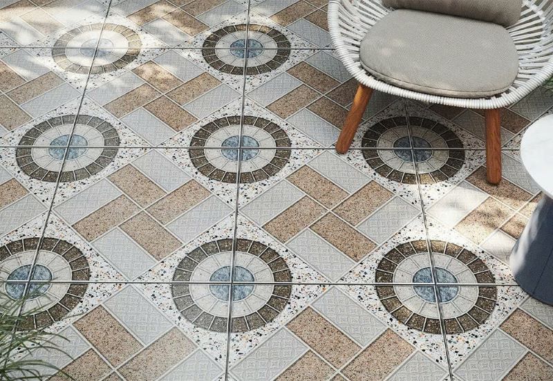 Mẫu gạch lát nền 50x50 họa tiết hình học