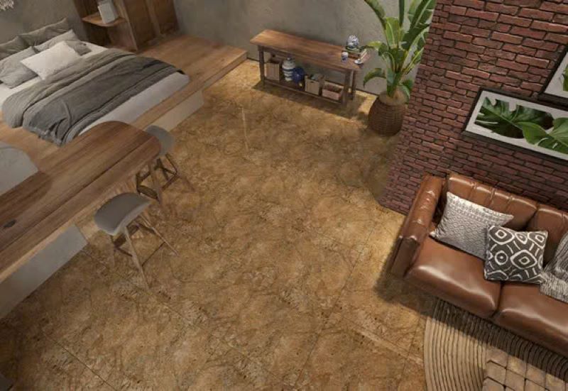 gạch lát nền phòng khách 60x60 Catalan 66012