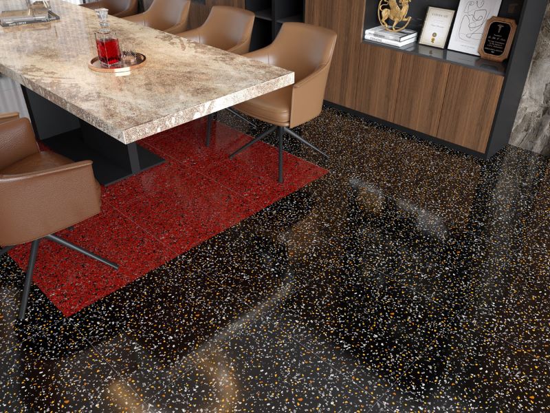 gạch lát nền phòng khách 60x60 Catalan 79005