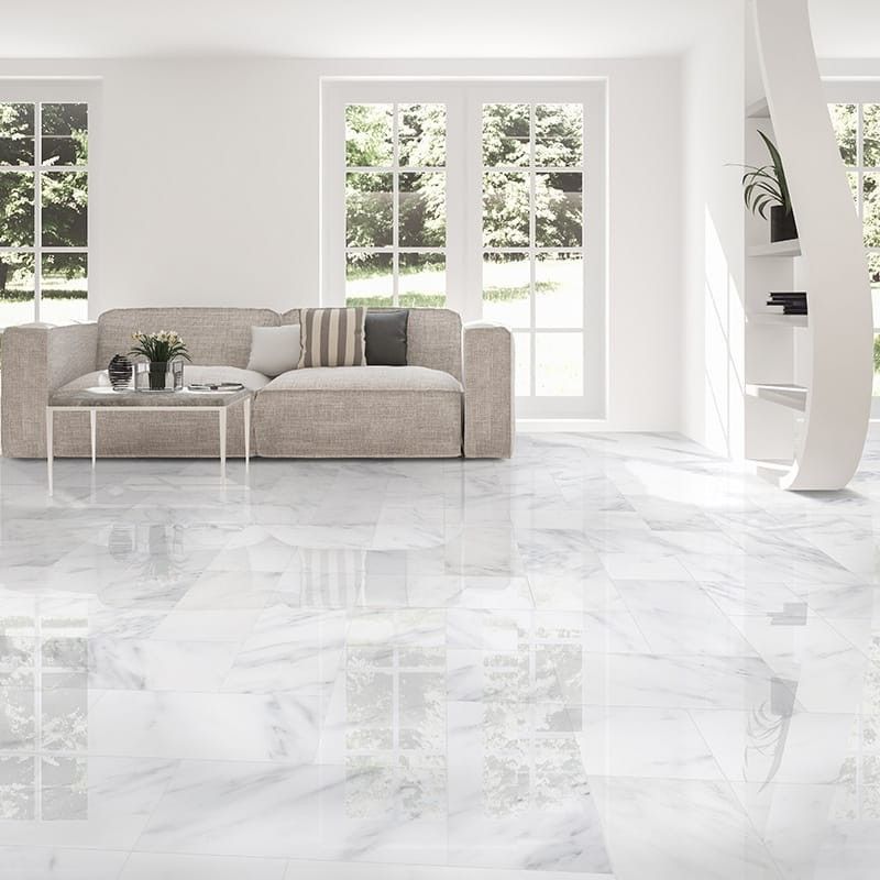 Mẫu gạch vân đá marble 60x60 lát phòng khách tuyệt đẹp