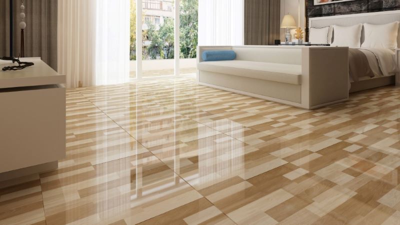 gạch lát nền phòng khách 60x60 Á Mỹ 21.I.660.0682