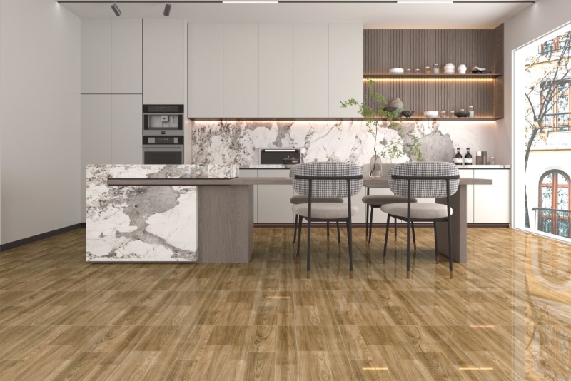 Gạch lát nền vân gỗ 80x80