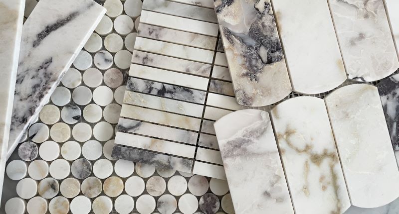 Gạch thẻ vân đá