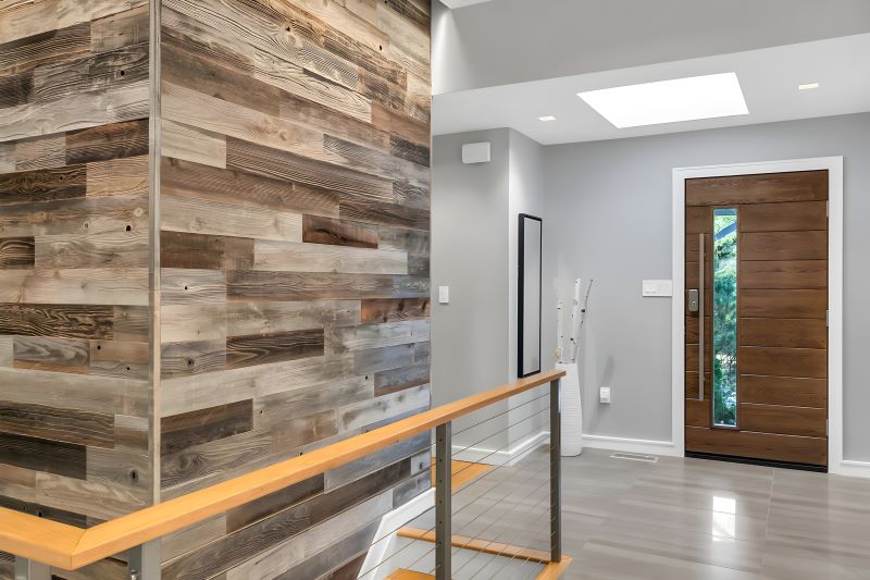 Gạch thẻ giả gỗ trang trí 