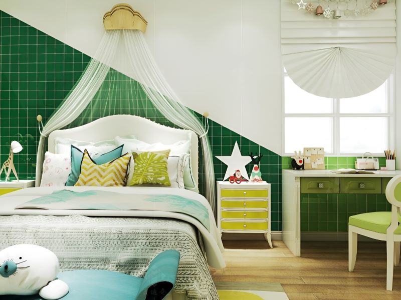 Gạch thẻ vuông trang trí 