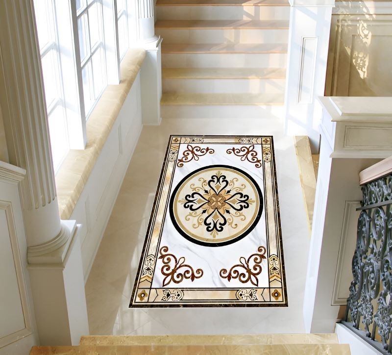 Gạch thảm trang trí cầu thang