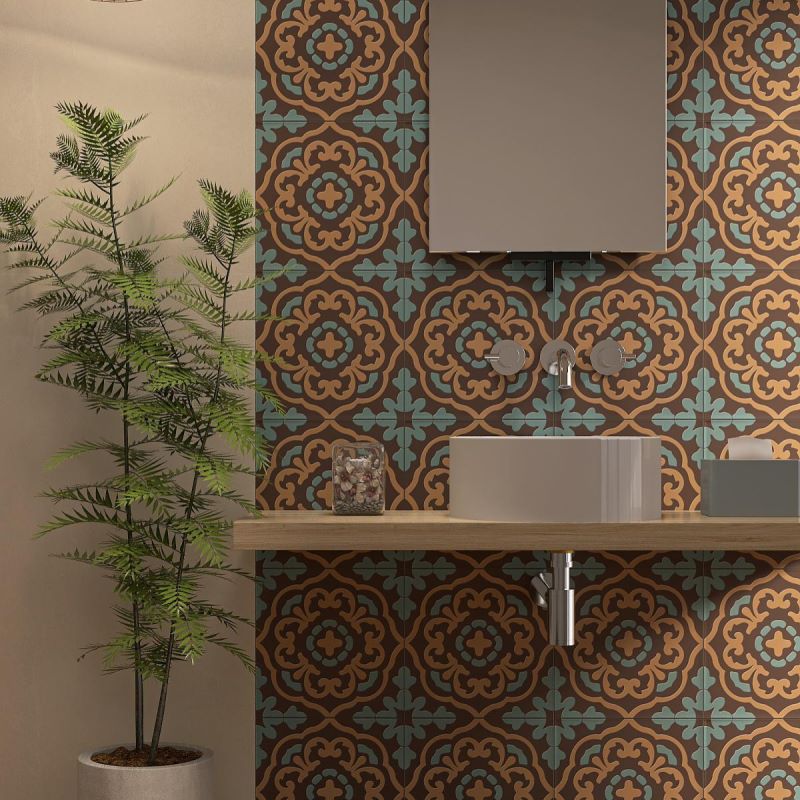 Gạch bông trang trí nhà tắm