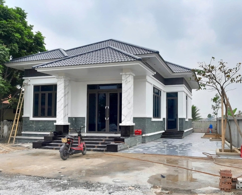 Nhà mái Nhật thẩm mỹ cho nhà 1 tầng