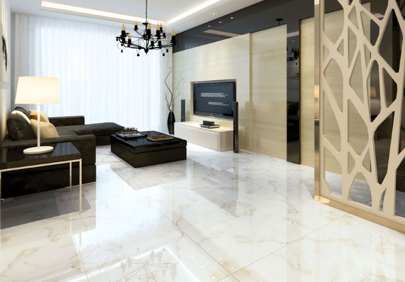 Gạch bề mặt đánh bóng - Đơn giản nhưng không kém phần sang trọng