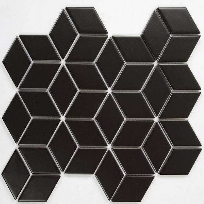 Gạch hình thoi ốp hình lục giác