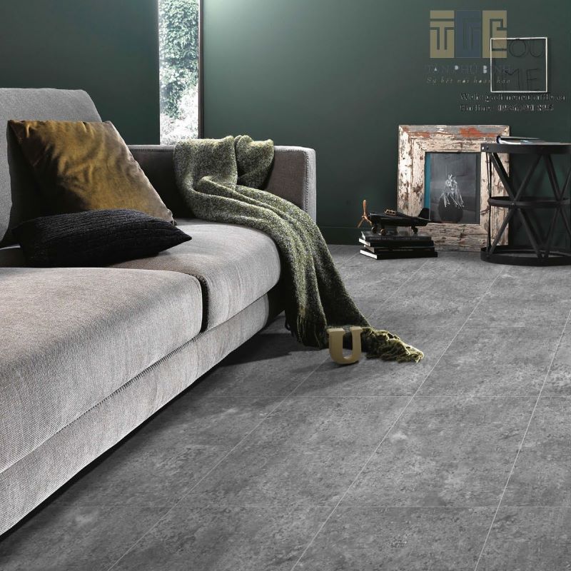 Lát toàn bộ sàn cho phong cách công nghiệp, hiện đại hoặc tối giản