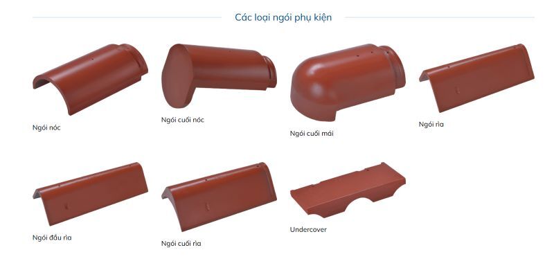 Ngói phụ kiện Fuji – Giải pháp hoàn thiện mái toàn diện