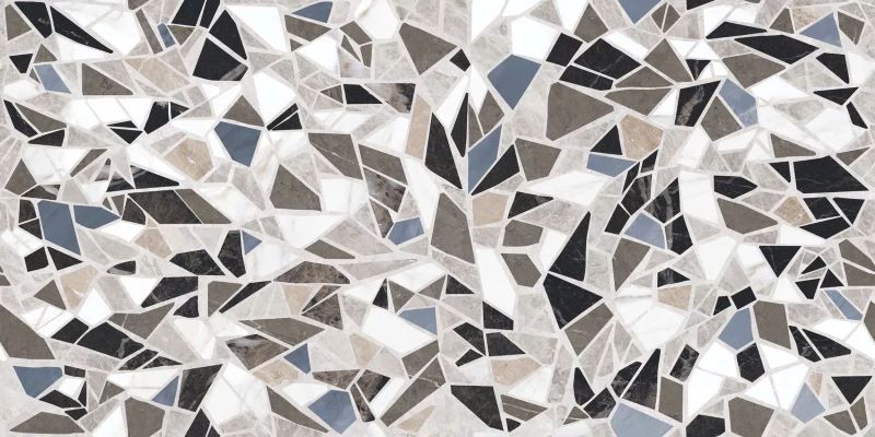 Gạch Trung Quốc HLTQ612009EL phong cách mosaic terrazzo phá cách