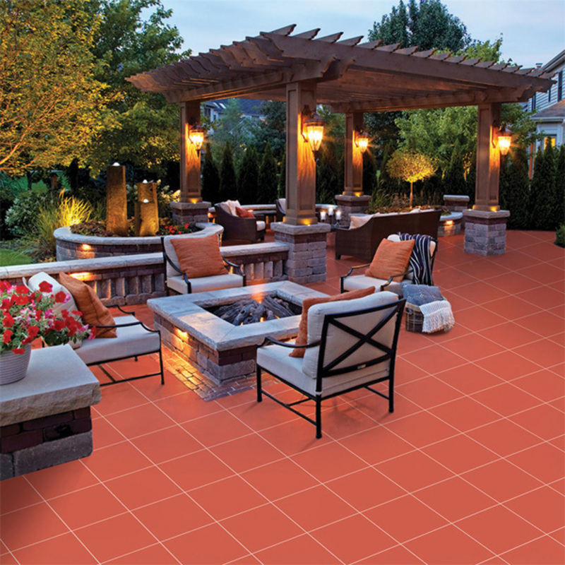 Gạch đỏ lát sân  – Giải pháp bền đẹp, chống trơn trượt cho mọi công trình ngoài trời