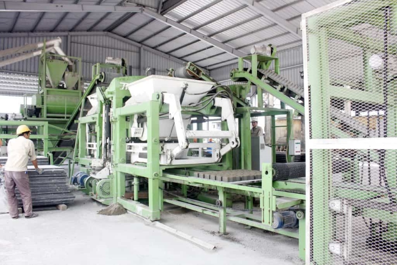 Ngói Fuji có dây chuyền sản xuất và máy móc hiện đại