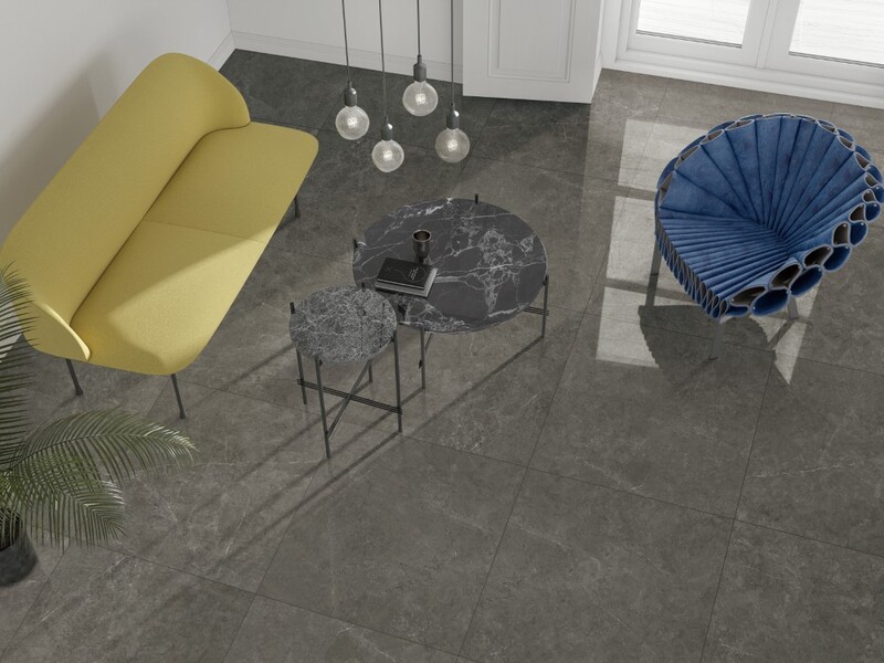 Gạch Trung Quốc cỡ 80x80 màu xám đậm vân đá HLTQ88006EL