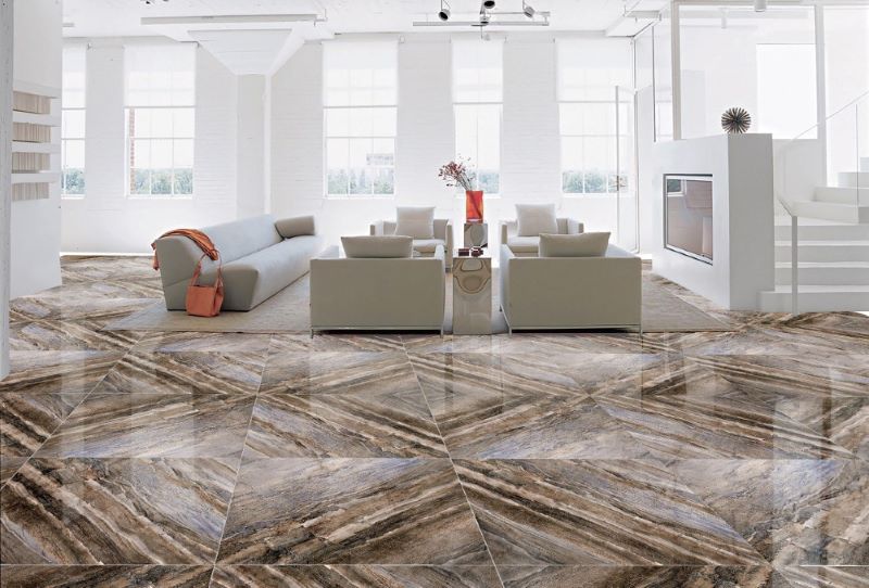 Gạch vân đá marble nâu