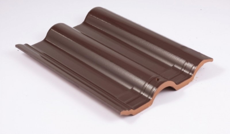 Ngói màu nâu socola