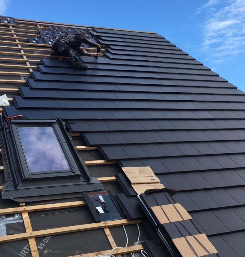 Ngói màu Fuji phù hợp với mái nhà kiểu châu Âu (mái mansard, mái dốc đa tầng)