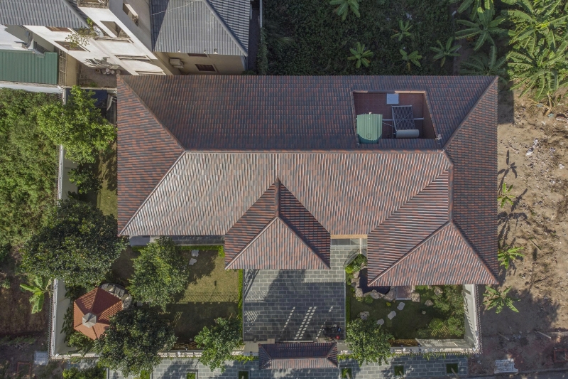 Nhà mái Nhật 1 tầng sân vườn