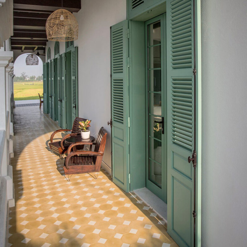 Không gian mở, phù hợp với khí hậu nhiệt đới