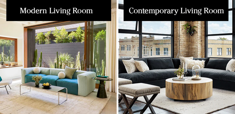 Sự khác biệt giữa phong cách hiện đại và phong cách đương đại