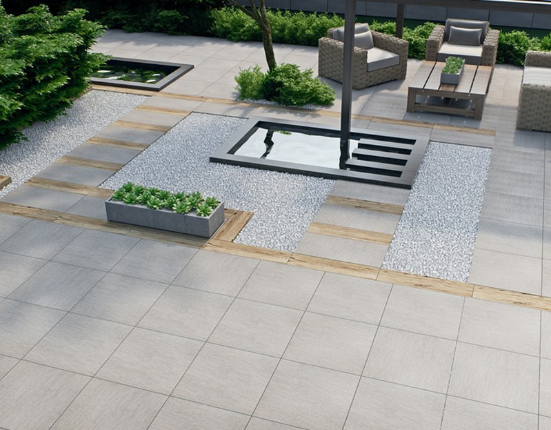 Mẫu gạch lát sân kích thước 40x40