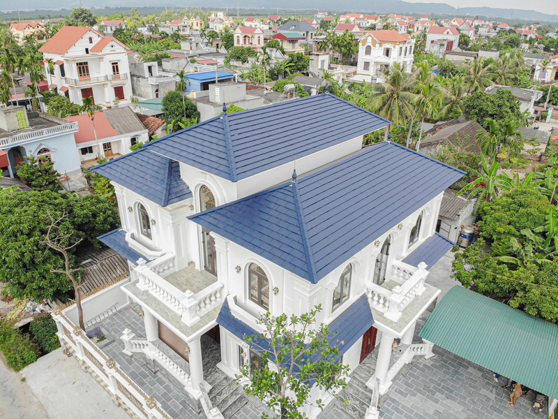 Ngói màu Fuji có thể phù hợp với nhiều phong cách kiến trúc khác nhau