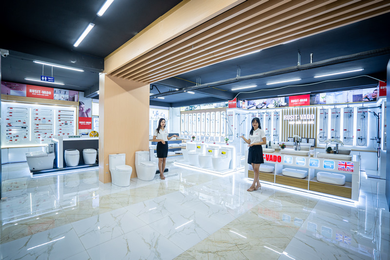 Không gian showroom được thiết kế sang trọng